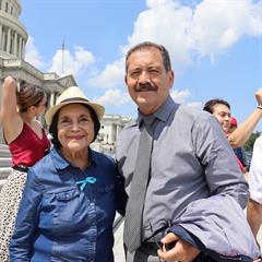 Congressman and Dolores Huerta